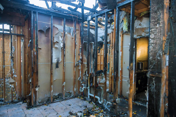 Professional Fire Damage Removal technician working in Crab Orchard, WV